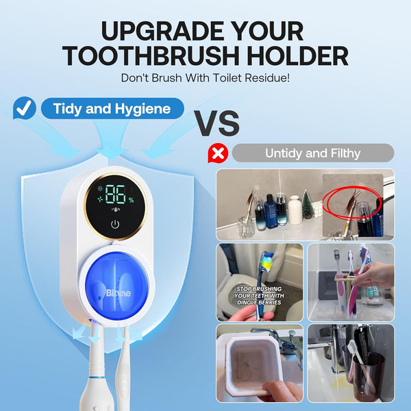 Smart Toothbrush Holder with LED